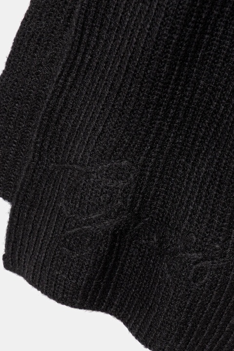 Guess szalik z domieszką wełny LEXIE damski kolor czarny gładki W5BZ19 Z3580 - zdjęcie produktu nr 2