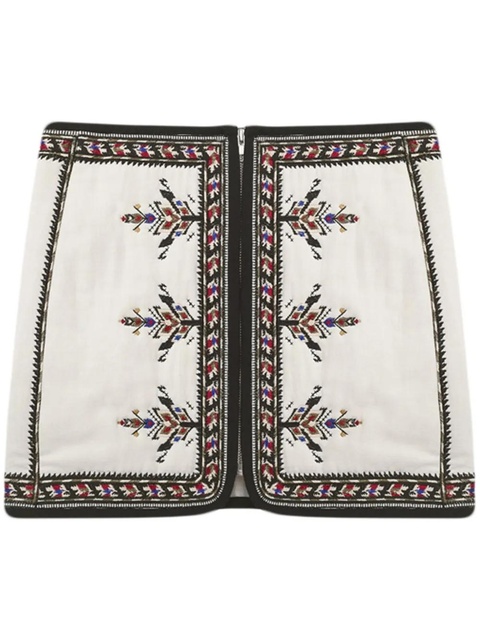 MARANT ÉTOILE Zeria mini skirt - White - zdjęcie produktu nr 1