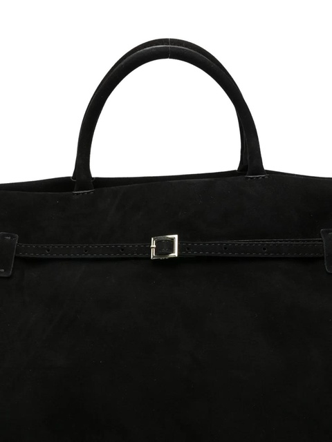 Manu Atelier Le Cambon 35 suede tote bag - Black - zdjęcie produktu nr 2