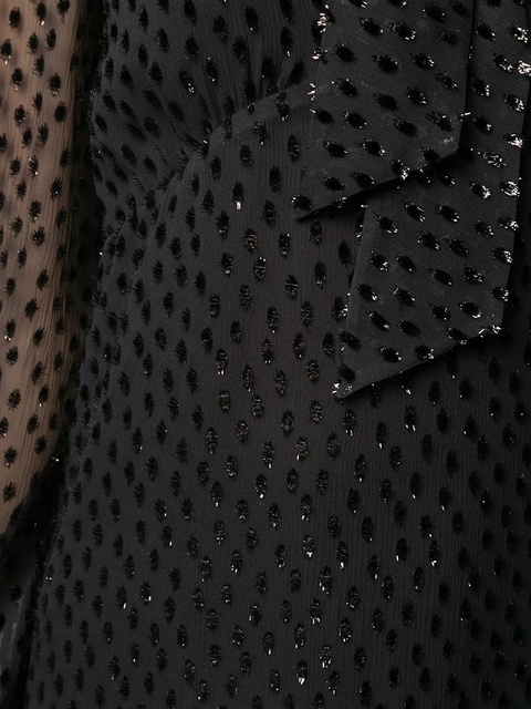 Saint Laurent long sleeve mini dress - Black - zdjęcie produktu nr 2
