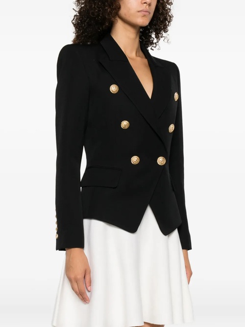 Balmain double-breasted wool jacket - Black - zdjęcie produktu nr 2