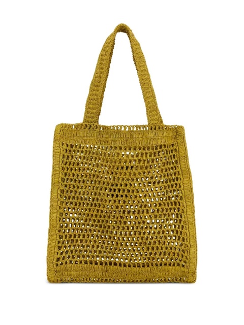 Chloé Estate Banana raffia crochet beach bag - Yellow - zdjęcie produktu nr 1