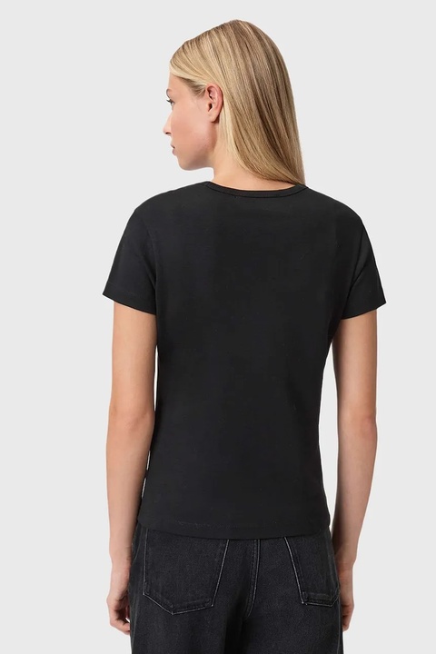 AllSaints t-shirt bawełniany damski kolor czarny W285JC - zdjęcie produktu nr 2