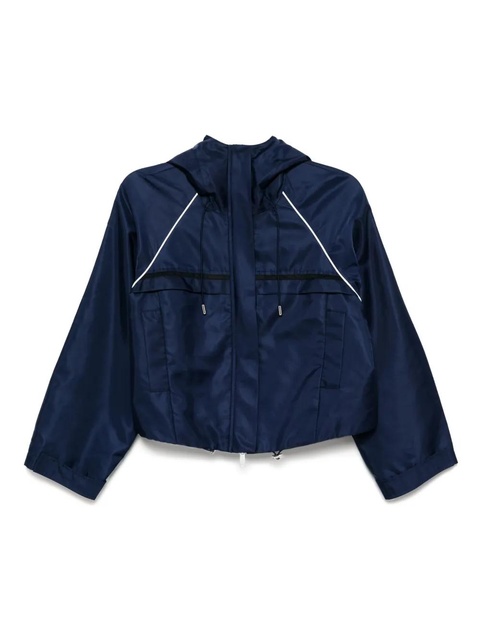Self-Portrait piped-trim jacket - Blue - zdjęcie produktu nr 1