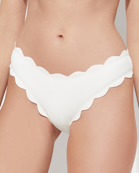 MARYSIA SWIM - Biały dół od bikini Antibes High Waist - zdjęcie produktu nr 1
