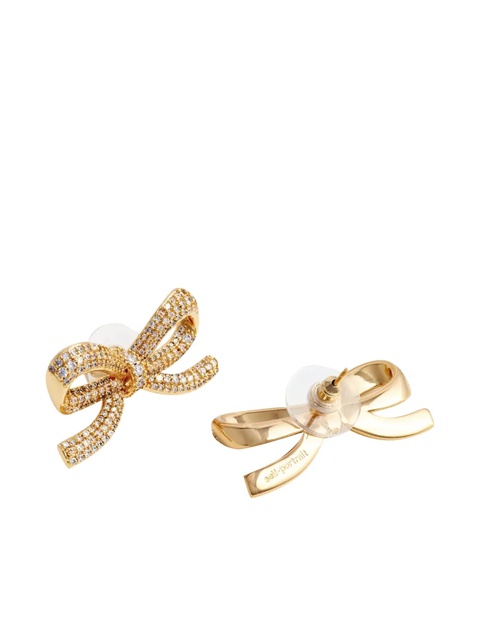Self-Portrait bow earrings - Gold - zdjęcie produktu nr 2