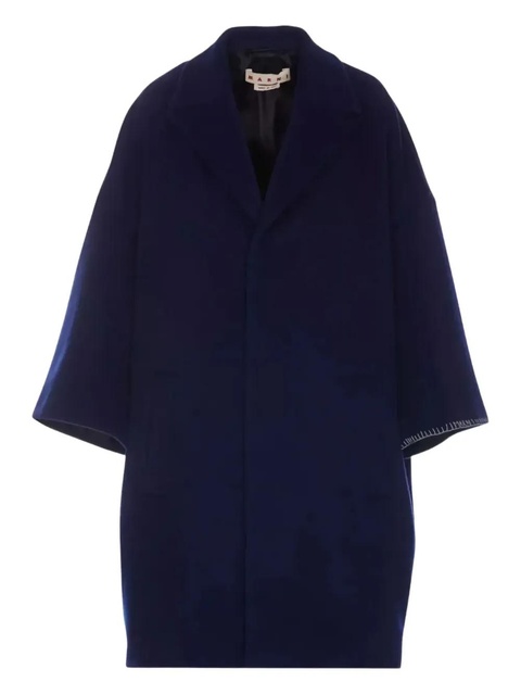 Marni embroidered coat - Blue - zdjęcie produktu nr 1