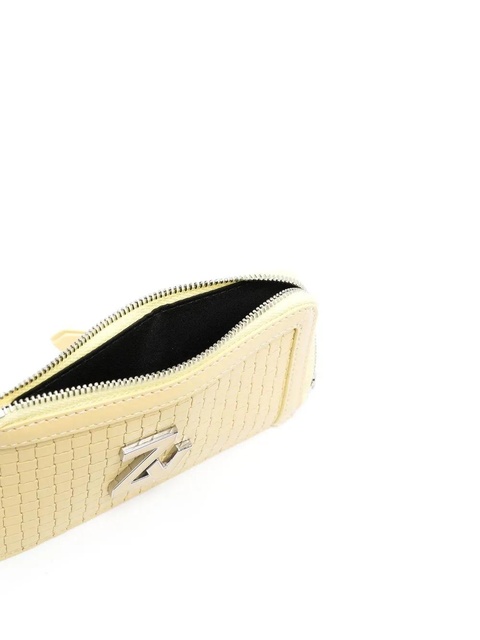 Zadig&Voltaire logo-plaque medium leather wallet - Neutrals - zdjęcie produktu nr 2