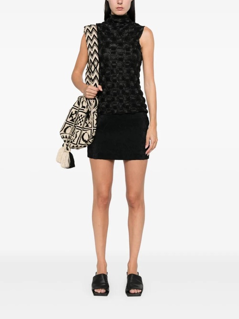 Nanushka roll-neck sleeveless top - Black - zdjęcie produktu nr 2