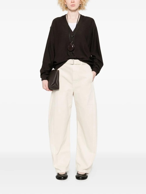 LEMAIRE belted panelled jeans - Neutrals - zdjęcie produktu nr 2