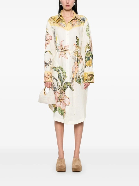 ALEMAIS Oleander midi dress - Yellow - zdjęcie produktu nr 2