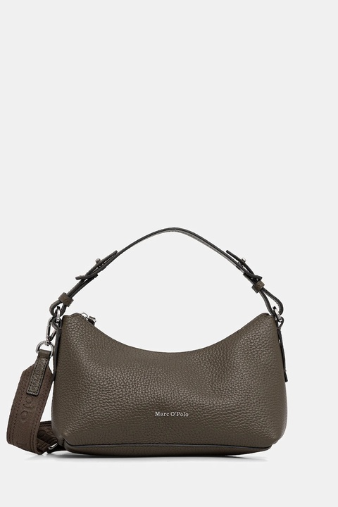 Marc O'Polo torebka skórzana kolor zielony 50819650801109 - zdjęcie produktu nr 1