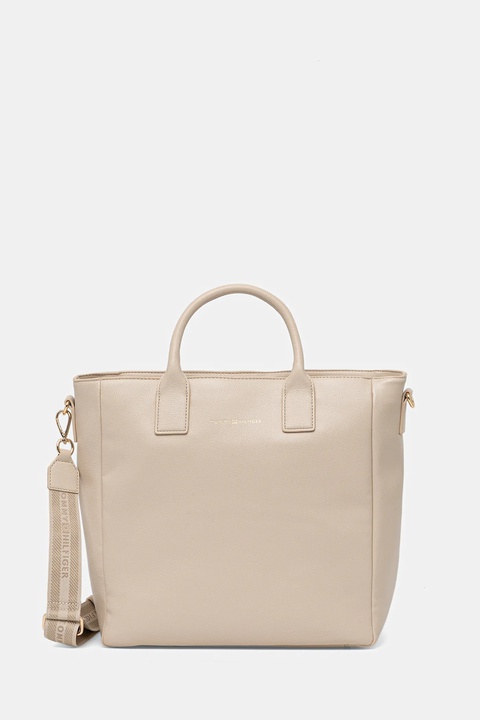 Tommy Hilfiger torebka kolor beżowy AW0AW17971 - zdjęcie produktu nr 1