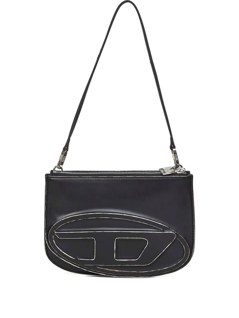 Diesel 1DR Twin embossed-logo shoulder bag - Black - zdjęcie produktu nr 1
