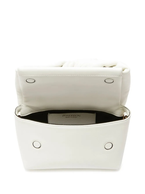 JW Anderson medium Twister leather shoulder bag - White - zdjęcie produktu nr 2