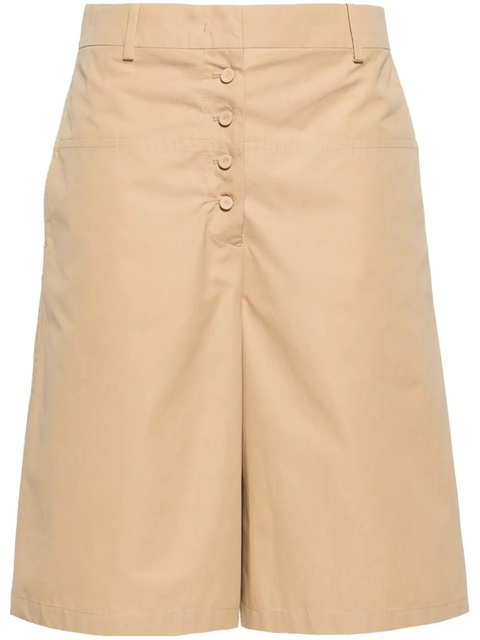 Jil Sander high-waist bermuda shorts - Neutrals - zdjęcie produktu nr 1