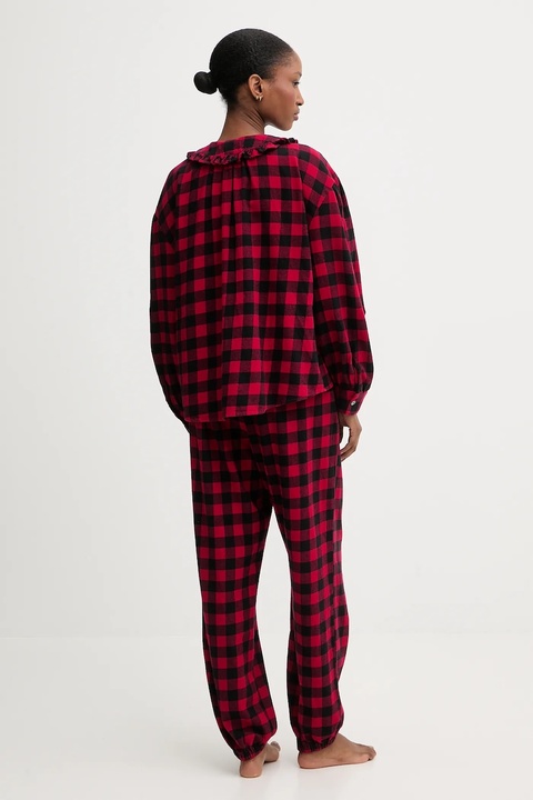 Polo Ralph Lauren piżama bawełniana kolor czerwony bawełniana 4P0703 - zdjęcie produktu nr 1