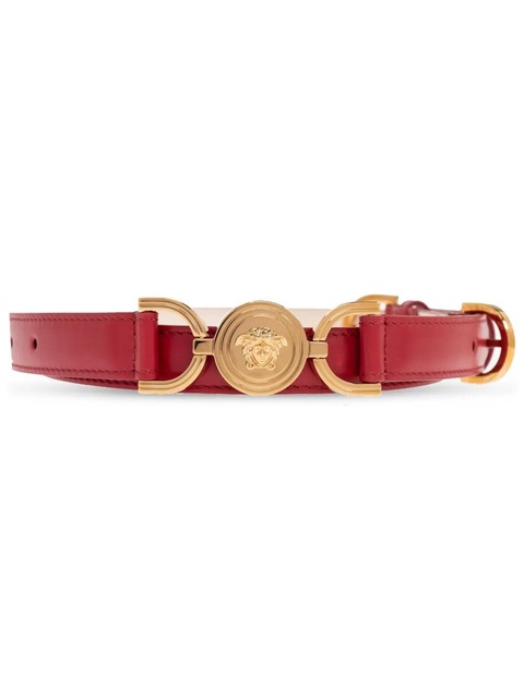 Versace Medusa-buckle belt - Red - zdjęcie produktu nr 1