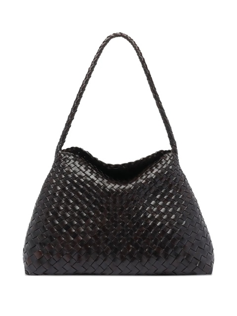 DRAGON DIFFUSION woven leather shoulder bag - Brown - zdjęcie produktu nr 2