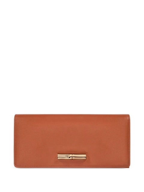 Longchamp Le Roseau leather wallet - Brown - zdjęcie produktu nr 1