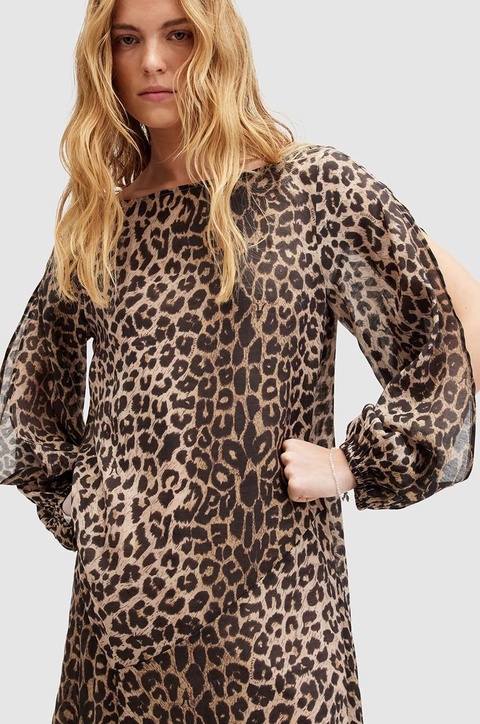 AllSaints sukienka JANE LEPPO maxi rozkloszowana W177DA - zdjęcie produktu nr 2