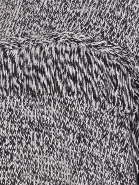 Essentiel Antwerp high-neck fringe-detail sweater - Black - zdjęcie produktu nr 2
