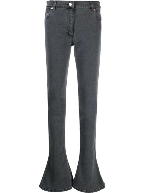 Magda Butrym mid-rise flared jeans - Grey - zdjęcie produktu nr 1