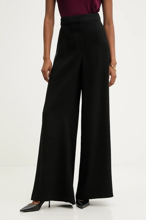 Answear.LAB spodnie damskie kolor czarny szerokie high waist - zdjęcie produktu nr 2