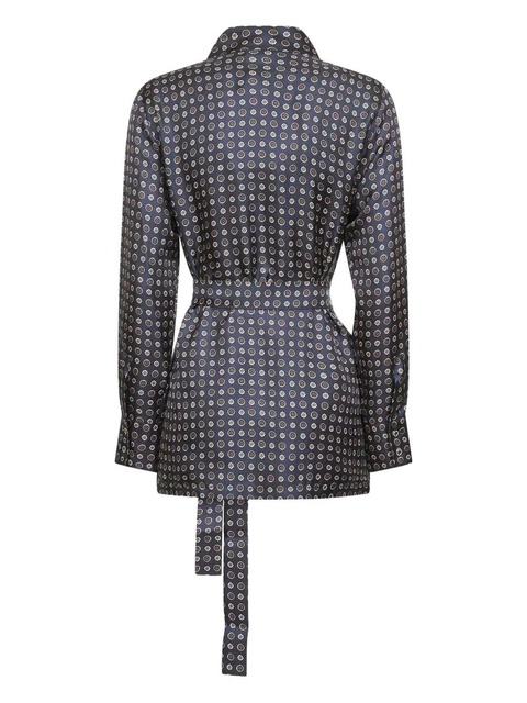 Max Mara floral-print shirt - Blue - zdjęcie produktu nr 2