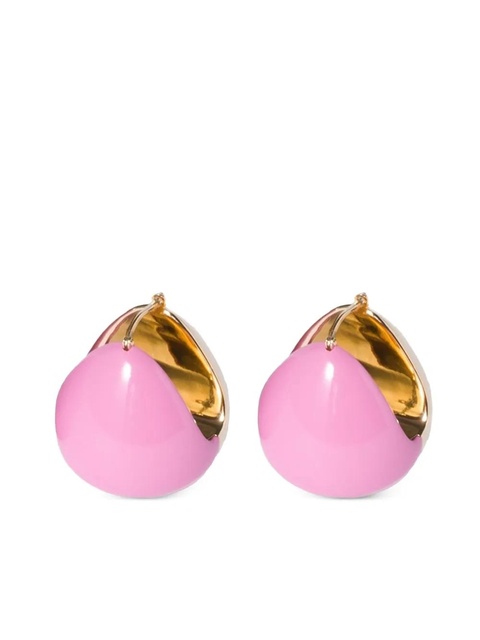 Miu Miu hoop earrings - Pink - zdjęcie produktu nr 1