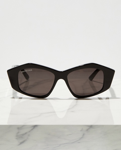 BALENCIAGA - Czarne okulary przeciwsłoneczne - zdjęcie produktu nr 1