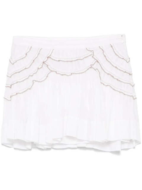 MARANT ÉTOILE Ceola mini skirt - Neutrals - zdjęcie produktu nr 1