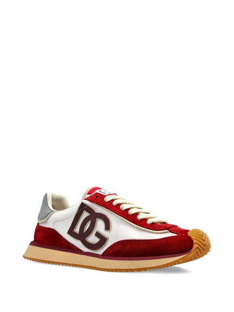 Dolce & Gabbana DG logo suede trainers - Red - zdjęcie produktu nr 2
