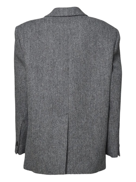 Weekend Max Mara herringbone-pattern single-breasted blazer - Grey - zdjęcie produktu nr 1