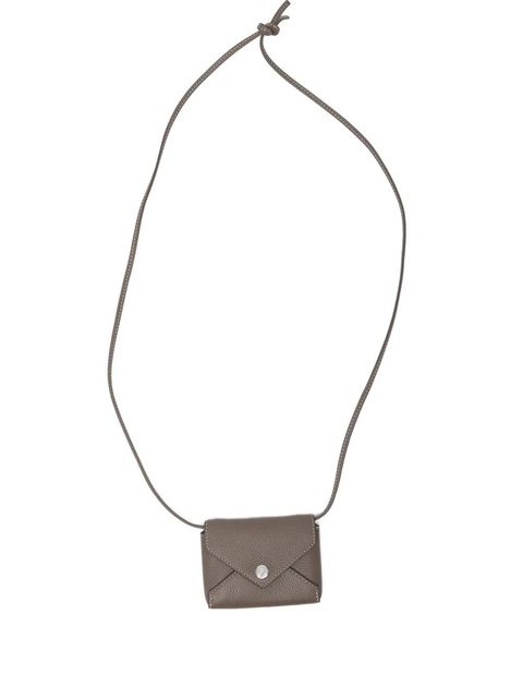 Tory Burch lanyard cardholder - Brown - zdjęcie produktu nr 1