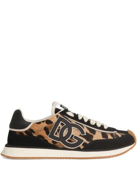 Dolce & Gabbana leopard-print sneakers - Black - zdjęcie produktu nr 1