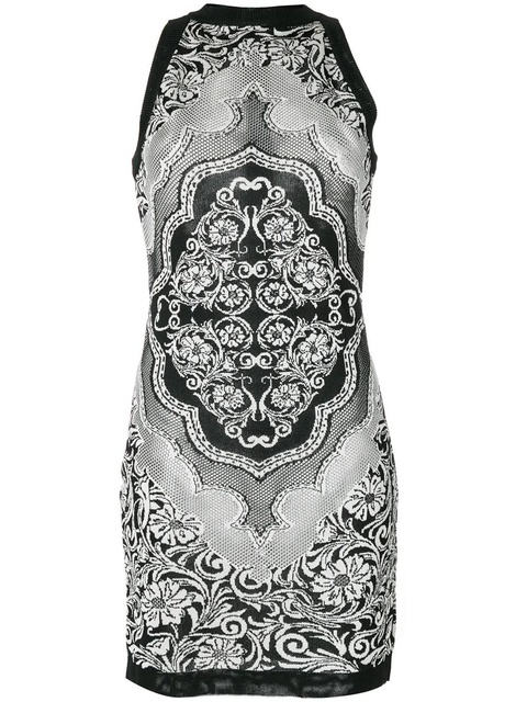 Balmain jacquard lace dress - Black - zdjęcie produktu nr 1