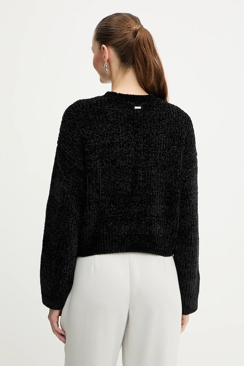 Armani Exchange sweter damski kolor czarny ciepły XW000782 AF16685 - zdjęcie produktu nr 2