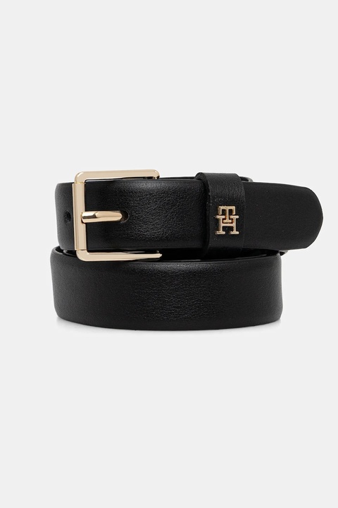 Tommy Hilfiger pasek damski kolor czarny AW0AW17756 - zdjęcie produktu nr 1