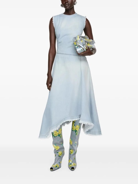 Acne Studios asymmetric denim dress - Blue - zdjęcie produktu nr 2