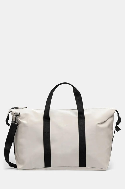 Rains torba Hilo Weekend Bag W3 kolor beżowy 14200.103 - zdjęcie produktu nr 1