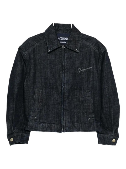 Jacquemus logo denim jacket - Gold - zdjęcie produktu nr 1