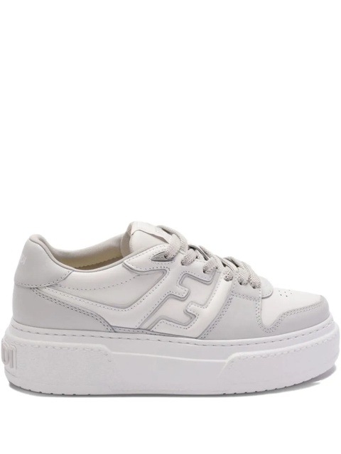 FENDI Match platform logo sneakers - White - zdjęcie produktu nr 1