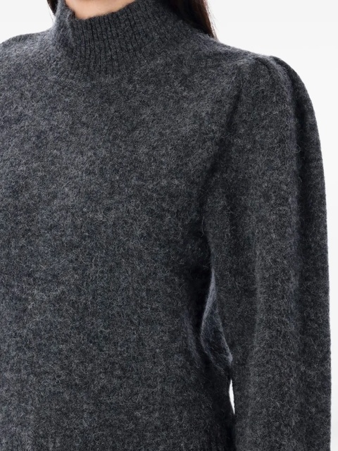 MARANT ÉTOILE turtleneck puff-sleeve sweater - Grey - zdjęcie produktu nr 1