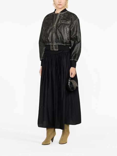 Acne Studios distressed-effect leather jacket - Black - zdjęcie produktu nr 2