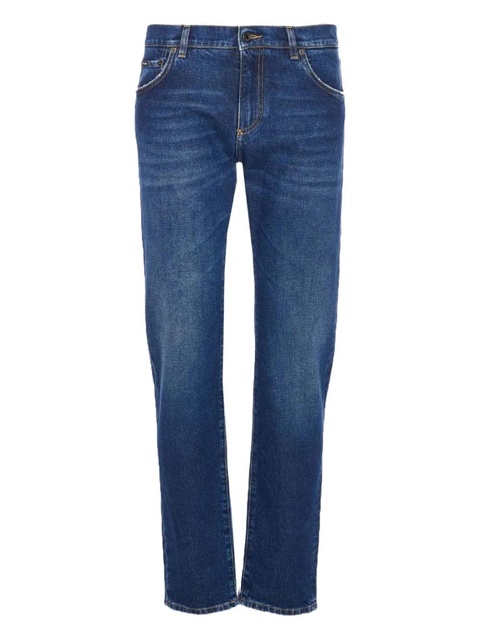 Dolce & Gabbana logo-plaque jeans - Blue - zdjęcie produktu nr 1