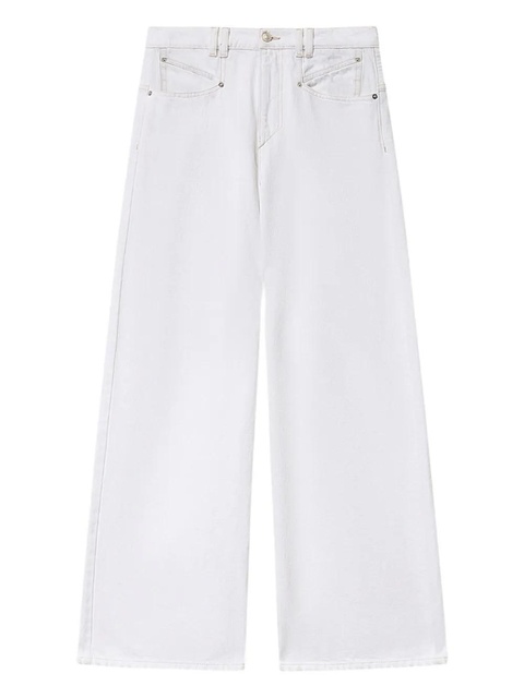 ISABEL MARANT Lemony pocket jeans - White - zdjęcie produktu nr 1