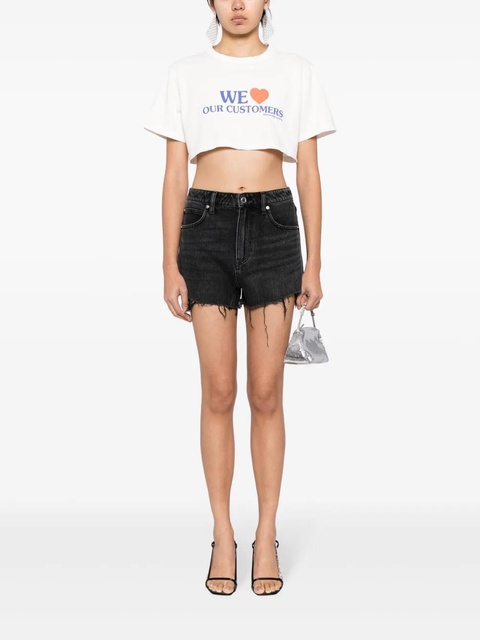 Alexander Wang Bite denim shorts - Black - zdjęcie produktu nr 2