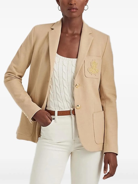Lauren Ralph Lauren embroidered blazer - Neutrals - zdjęcie produktu nr 1