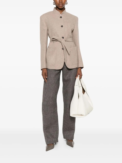 Max Mara buttoned patch-pocket jacket - Neutrals - zdjęcie produktu nr 1